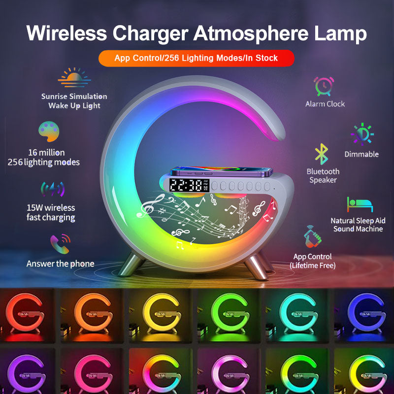 New Intelligent G Shaped LED Lamp Bluetooth - PaintedUSA