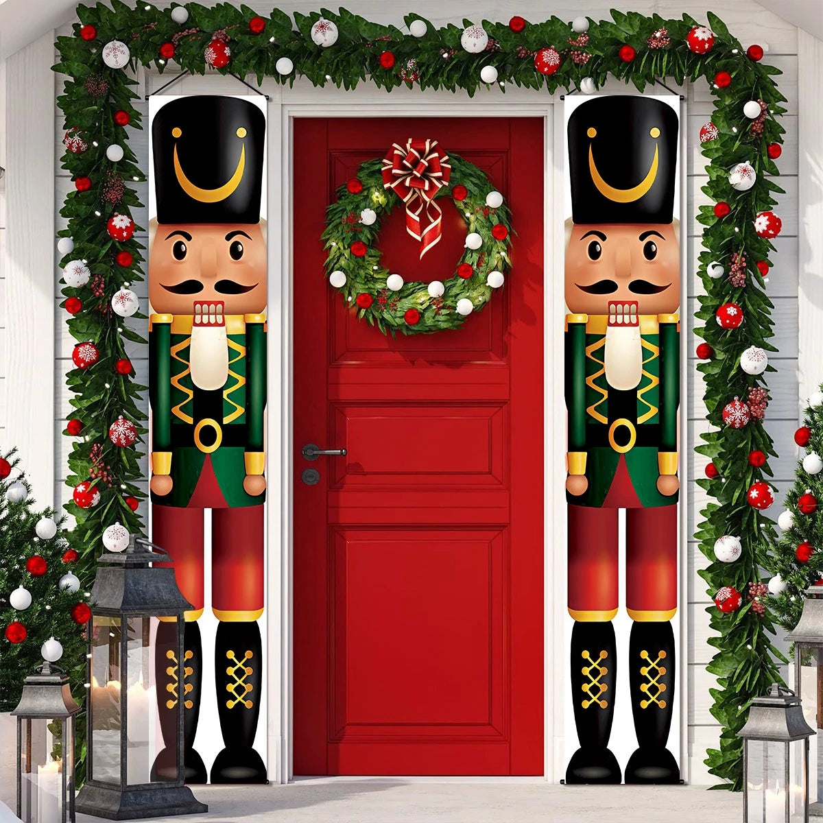 Merry Christmas Door Banner Decoration 2025