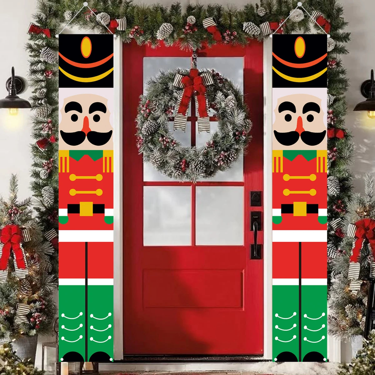 Merry Christmas Door Banner Decoration 2025