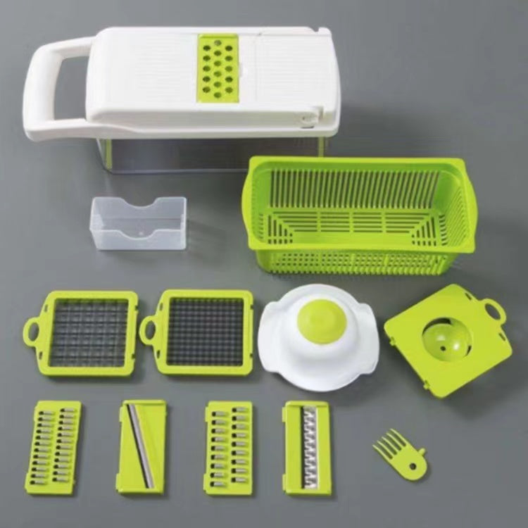 12 In 1 Manual Vegetable Chopper Kitchen Gadgets Food Chopper Onion Cutter Vegetable Slicer - PaintedUSA